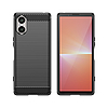 Carbon tok Sony Xperia 5 V telefonhoz - fekete