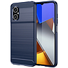 Carbon tokburkolat Xiaomi Redmi Note 11E /Redmi 10 5G / Redmi 10 Prime+ 5G / Poco M4 5G rugalmas szilikon karbon burkolathoz kék