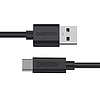 Choetech AC0002 1m USB-USB-C kábel, fekete