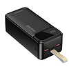 Choetech PD22.5W Dual USB-A+Type-C Power bank 40000mAh fekete