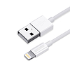 Choetech tanúsítvánnyal rendelkező USB-A kábel - Lightning MFI 1,8 m fehér (IP0027)