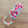 Color Chain Case gél rugalmas elasztikus tokvédő láncfüggővel iPhone 12 többszínű telefonhoz