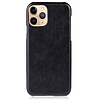 Crong Essential Cover - PU bőr tok iPhone 11 Pro készülékhez fekete (CRG-ESS-IP11P-BLK)