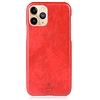 Crong Essential Cover - PU bőr tok iPhone 11 Pro készülékhez piros (CRG-ESS-IP11P-RED)