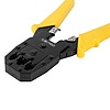 Deli Tools EDL2468 Krimpelő fogó Ethernet csatlakozókhoz 4/6 / 8P, RJ45 / RJ14 / RJ12 / RJ9, sárga