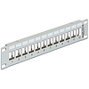 Delock 10 Keystone Patch Panel 12 portos fém, szürke színű (43327)