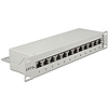 Delock 10 Patch Panel 12 Port Cat.6A szürke (43308)