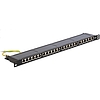 Delock 19 Patch Panel 24 Port Cat.6 0.5 U black (43316)