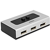 Delock 2 portos manuális, Displayport 1.1-kapcsoló (87668)