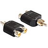 Delock 2 x RCA anya > 1 x RCA apa adapter (84499)