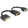 Delock Adapter DMS-59 male > DVI 24+5 female + VGA female 20 cm (65555)