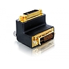 Delock Adapter DVI 29tűs male-female right angled (65173)