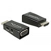 Delock Adapter HDMI-A dugó > VGA hüvely audióval (65901)