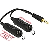 Delock Adapter Kábel audio splitter stereo jack apa 3.5 mm 3 pin > 2 x stereo jack anya 3.5 mm (65683)