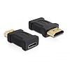 Delock adapter magas sebességű HDMI - A apa > C anya (65262)