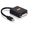 Delock Adapter mini Displayport > DVI 24+5 tűs anya (65098)