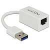 Delock Adapter SuperSpeed USB (USB 3.1 Gen 1) USB A-típusú csatlakozó > Gigabit LAN 10/100/1000 Mbps (65905)