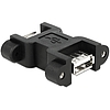 Delock Adapter USB 2.0 A-típusú anya > USB A-típusú anya rögzítő csavarokkal (65559)