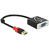 Delock Adapter USB 3.0 A-típusú csatlakozódugóval > VGA csatlakozóhüvellyel (62738)