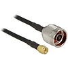 Delock Antenna Cable N plug > SMA plug CFD200 10 m low loss (89421)