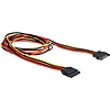 Delock Cable Power SATA 15 Pin male > SATA 15 Pin female extension 100 cm (60133)