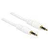 Delock Cable Stereo Jack 3.5 mm 4 pin male > male 15 m (84731)