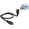 Delock Cable USB 2.0 Micro-B male > USB 2.0 Micro-B female OTG ShapeCable 0.50 m (83925)