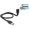 Delock Cable USB 2.0 Type-A male > USB 2.0 Micro-B female ShapeCable 0.50 m (83922)