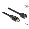 Delock DisplayPort 1.2 bővítőkábel 4K 60 Hz 2 m (80002)