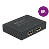 Delock DisplayPort 2 - 1 kapcsoló kétirányú 8K 30 Hz (11478)