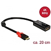 Delock DisplayPort átalakító USB Type-C kijelzohöz 4K 60 Hz (63928)