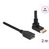 Delock DisplayPort bővítőkábel csatlakozódugóval 90 ívelt felfelé - csatlakozóhüvellyel 8K 60 Hz 2 (87081)