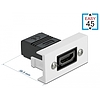 Delock Easy 45 HDMI modul egyenes, 22,5 x 45 mm (81303)