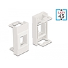 Delock Easy 45 Modul Keystone tartó 22,5 x 45 mm, fehér (81353)