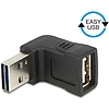 Delock EASY-USB 2.0-A apa > USB 2.0-A anya fel/le forgatott adapter (65521)