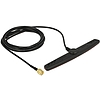 Delock GSM UMTS LTE Antenna SMA Plug 2.5 dBi 2 m RG-174 omnidirectional adhesive mounting (89494)