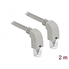 Delock Hálózati kábel RJ45 Cat.5e SF/UTP lefelé néző / lefelé néző 2 m (85860)