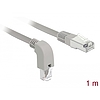 Delock Hálózati kábel RJ45 Cat.6A S/FTP, lefelé néző / egyenes 1 m (85874)