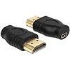 Delock HDMI micro D anya > HDMI A apa adapter (65507)