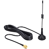 DELOCK ISM 433 MHz antenna SMA 3 dBi mindenirányú, mágneses talp - fekete (88877)