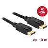 Delock Kábel Displayport 1.2 dugó > Displayport dugó 4K 60 Hz 10 m (84862)