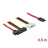 Delock Kábel SAS SFF-8482 + Táp > 1 db. 7 pin-es SATA 0,5 m (82219)