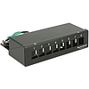 Delock Keystone Desktop Patch Panel 8 Port black (43338)