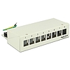 Delock Keystone Desktop Patch Panel 8 Port grey (43336)