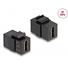 Delock Keystone modul, HDMI-csatlakozóhüvely > HDMI-csatlakozóhüvely, fekete (87875)