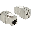 Delock Keystone modul, RJ45-aljzat Cat.6A szerszám nélkül szerelhető (86288)