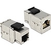 Delock Keystone modul RJ45 anya > RJ45 anya Cat.6, ezüst (86166)