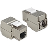 Delock Keystone modul RJ45 anya > RJ45 anya Cat.6, szürke (86154)