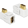 Delock Keystone Module HDMI female > HDMI female 90 angled white (86359)