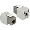 Delock Keystone Module RJ45 female > LSA Cat.6 UTP grey (86342)